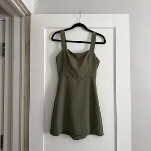 Aritzia (Wilfred) Pale Green Mini Dress